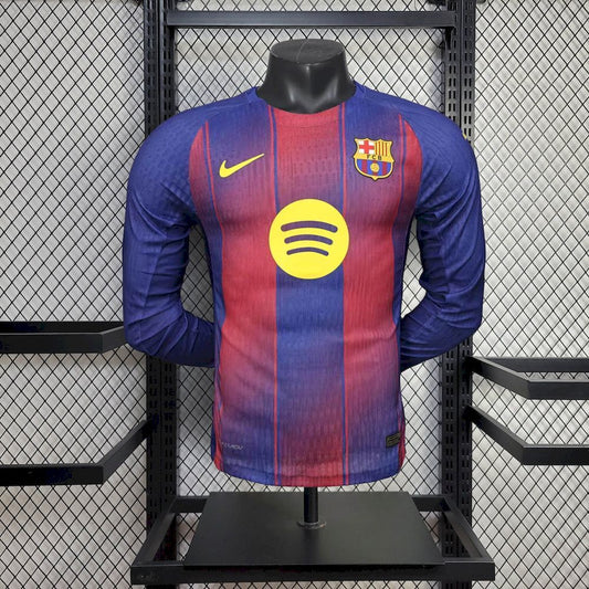 Barcelona Home 25/26-Long Sleeve