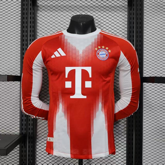 Bayern Munich 25/26-Home Long Sleeves Kit